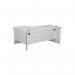 Jemini Radial Right Hand Panel End Desk 1800x1200x730mm White KF805212 KF805212