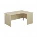 Jemini Radial Right Hand Panel End Desk 1800x1200x730mm Maple KF805229 KF805229