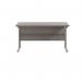 Jemini Rectangular Cantilever Desk 1200x600x730mm Grey OakSilver KF806219 KF806219