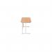 Jemini Rectangular Cantilever Desk 1200x600x730mm BeechWhite KF806264 KF806264