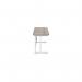 Jemini Rectangular Cantilever Desk 1200x600x730mm Grey OakWhite KF806271 KF806271