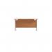 Jemini Rectangular Cantilever Desk 1400x600x730mm BeechWhite KF806387 KF806387