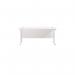 Jemini Rectangular Cantilever Desk 1600x600x730mm WhiteWhite KF806530 KF806530