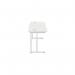 Jemini Rectangular Cantilever Desk 1800x600x730mm WhiteWhite KF806653 KF806653