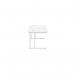 Jemini Rectangular Cantilever Desk 1200x800x730mm WhiteWhite KF806899 KF806899