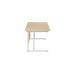 Jemini Rectangular Cantilever Desk 1200x800x730mm MapleWhite KF806905 KF806905