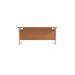 Jemini Rectangular Cantilever Desk 1800x800x730mm Beech/White KF807223 KF807223