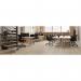 Jemini Rectangular Cantilever Desk 1800x800x730mm WhiteWhite KF807254 KF807254