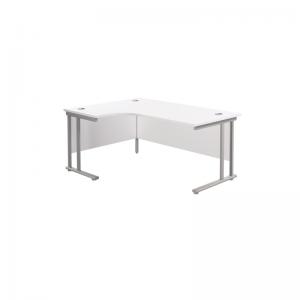 VOW Jemini Radial Left Hand Cantilever Desk 1600x1200x730mm