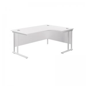 VOW Jemini Radial Right Hand Cantilever Desk 1600x1200x730mm