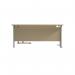 Jemini Radial Right Hand Cantilever Desk 1800x1200x730mm MapleSilver KF807865 KF807865