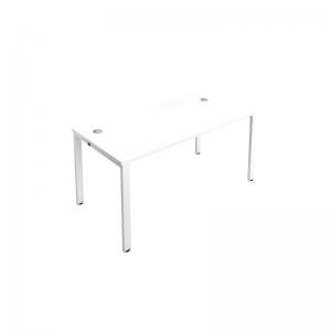 VOW Jemini 1 Person Bench Desk 1200x800x730mm WhiteWhite KF808510