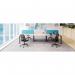 Jemini 2 Person Extension Bench Desk 1400x1600x730mm White/White KF808992 KF808992