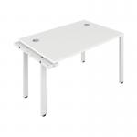 Jemini 1 Person Extension Bench Desk 1600x800x730mm WhiteWhite KF809296 KF809296