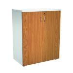 Jemini 1000 Wooden Cupboard 450mm Depth White/Nova Oak KF810155 KF810155