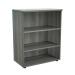 Jemini 1000 Wooden Bookcase 450mm Depth Grey Oak KF810179