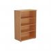 Jemini Wooden Bookcase 800x450x1200mm Beech KF810216 KF810216