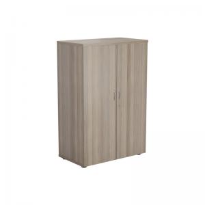 VOW Jemini Wooden Cupboard 800x450x1200mm Grey Oak KF810247 KF810247