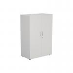 Jemini Wooden Cupboard 800x450x1200mm White KF810278 KF810278