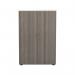 Jemini Wooden Cupboard 800x450x1200mm White/Grey Oak KF810308 KF810308