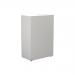 Jemini Wooden Cupboard 800x450x1200mm White/Grey Oak KF810308 KF810308