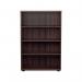 Jemini Wooden Bookcase 800x450x1200mm Dark Walnut KF810339 KF810339