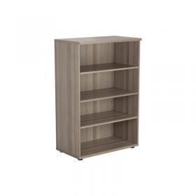 Jemini Wooden Bookcase 800x450x1200mm Grey Oak KF810346 KF810346