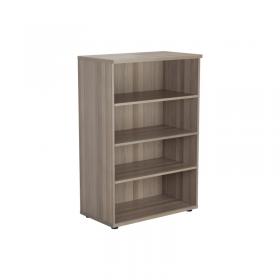 VOW Jemini Wooden Bookcase 800x450x1200mm Grey Oak KF810346 KF810346