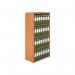 Jemini Wooden Bookcase 800x450x1600mm Beech KF810384 KF810384