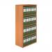 Jemini Wooden Bookcase 800x450x1600mm Beech KF810384 KF810384