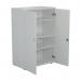 Jemini Wooden Cupboard 800x450x1600mm White KF810445 KF810445