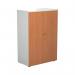 Jemini Wooden Cupboard 800x450x1600mm White/Beech KF810452 KF810452