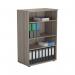 Jemini Wooden Bookcase 800x450x1600mm Grey Oak KF810513 KF810513