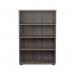 Jemini Wooden Bookcase 800x450x1600mm Grey Oak KF810513 KF810513