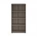 Jemini Wooden Bookcase 800x450x1600mm Grey Oak KF810513 KF810513