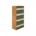 Jemini Wooden Bookcase 800x450x1600mm Nova Oak KF810537 KF810537