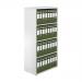 Jemini Wooden Bookcase 800x450x1600mm White KF810544 KF810544