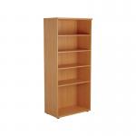 Jemini Wooden Bookcase 800x450x1800mm Beech KF810551 KF810551