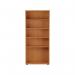 Jemini Wooden Bookcase 800x450x1800mm Beech KF810551 KF810551