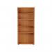 Jemini Wooden Bookcase 800x450x1800mm Beech KF810551 KF810551