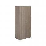 Jemini Wooden Cupboard 800x450x1800mm Grey Oak KF810582 KF810582