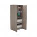 Jemini Wooden Cupboard 800x450x1800mm Grey Oak KF810582 KF810582