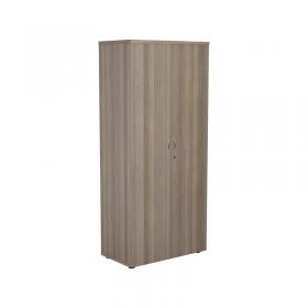 Jemini Wooden Cupboard 800x450x1800mm Grey Oak KF810582 KF810582