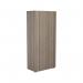 Jemini Wooden Cupboard 800x450x1800mm Grey Oak KF810582 KF810582