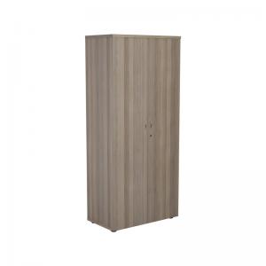 VOW Jemini Wooden Cupboard 800x450x1800mm Grey Oak KF810582 KF810582