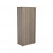 Jemini Wooden Cupboard 800x450x1800mm Grey Oak KF810582 KF810582