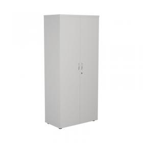 VOW Jemini Wooden Cupboard 800x450x1800mm White KF810612 KF810612