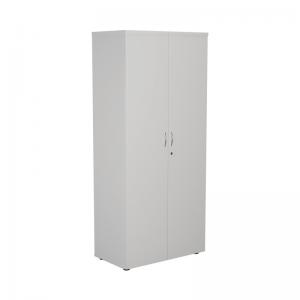 VOW Jemini Wooden Cupboard 800x450x1800mm White KF810612 KF810612