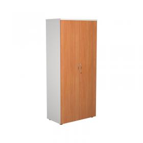 VOW Jemini Wooden Cupboard 800x450x1800mm WhiteBeech KF810629 KF810629