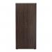 Jemini Wooden Cupboard 800x450x1800mm White/Dark Walnut KF810711 KF810711